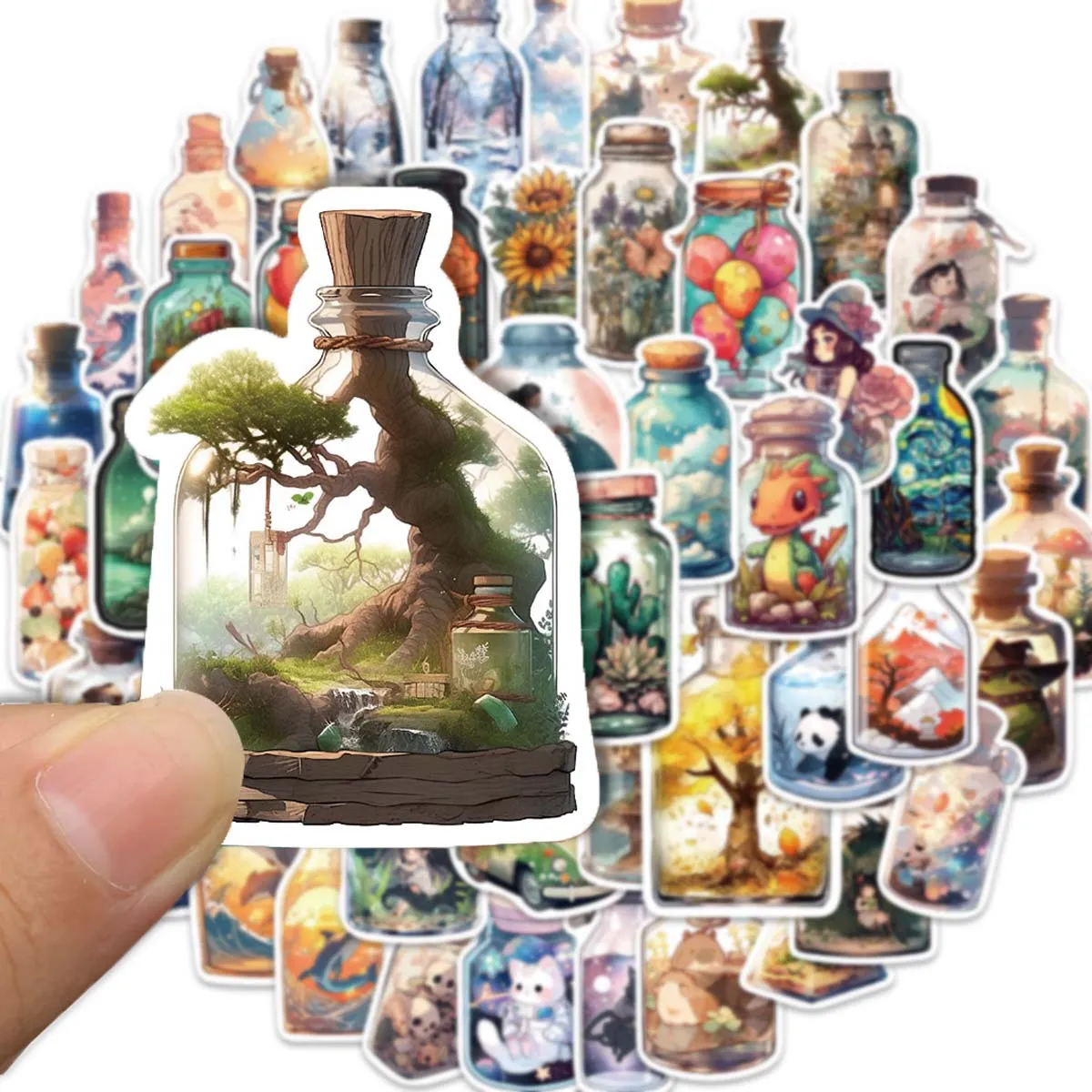 50pcs Bottle World 2 Stickers Decals