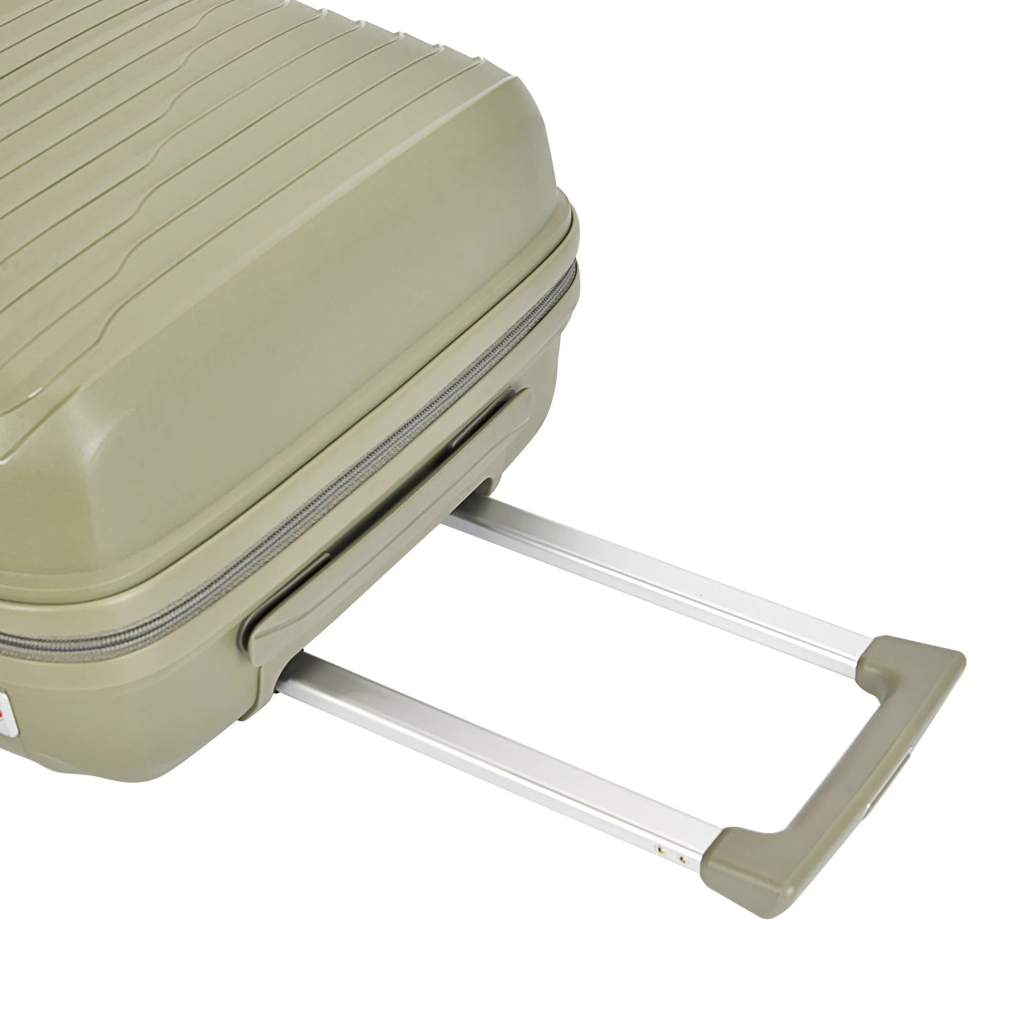 Bontour 'City' 4-wheeled suitcase with TSA lock, M Size 66x43x26 cm,  green