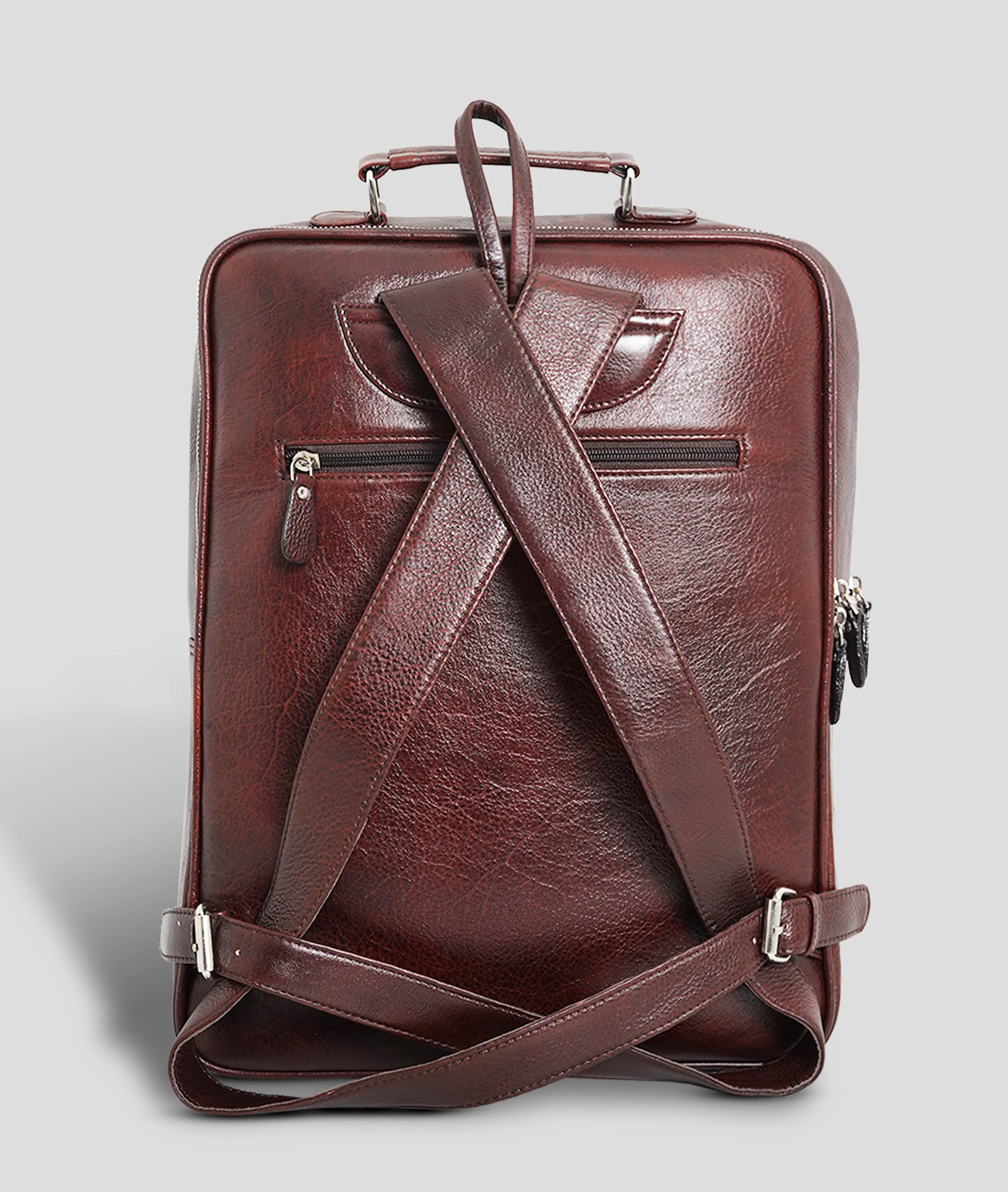 Genuine Leather Unisex Backpack