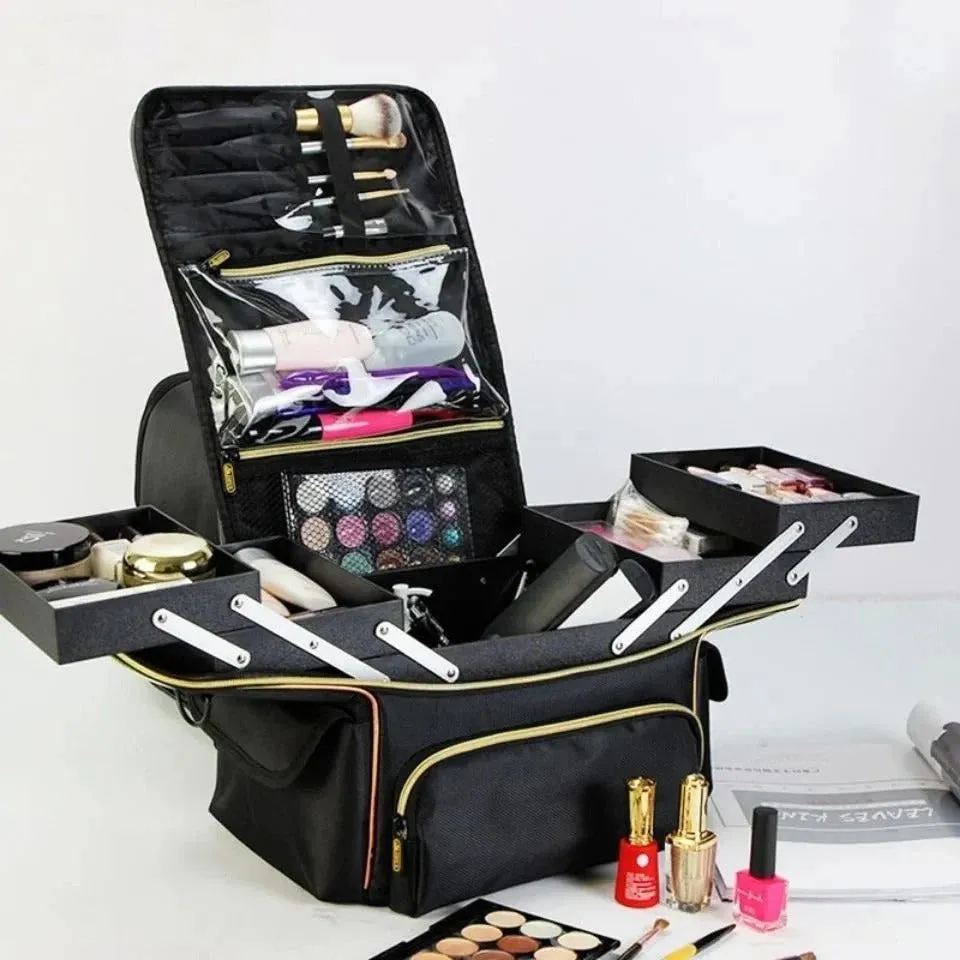 Multi-Layer Travel Storage Cosmetic Box