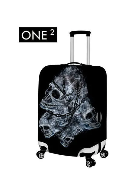 Newest design fashion customised luggage cover, colourful suitcase cover for girls, luggage protective cover