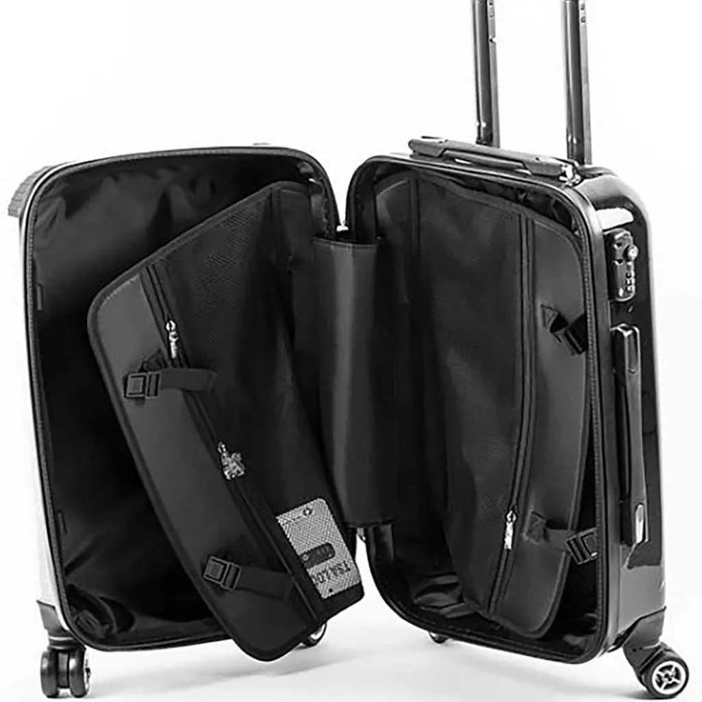 Personalised Suitcase | White Monogram
