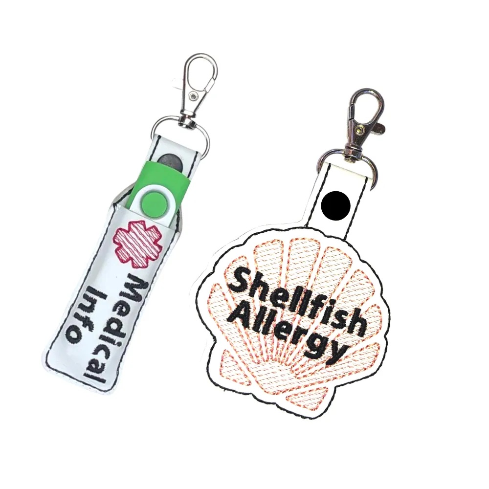 Shellfish Allergy Bag Tag