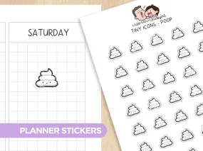 Tiny Icons - Poop Planner Stickers