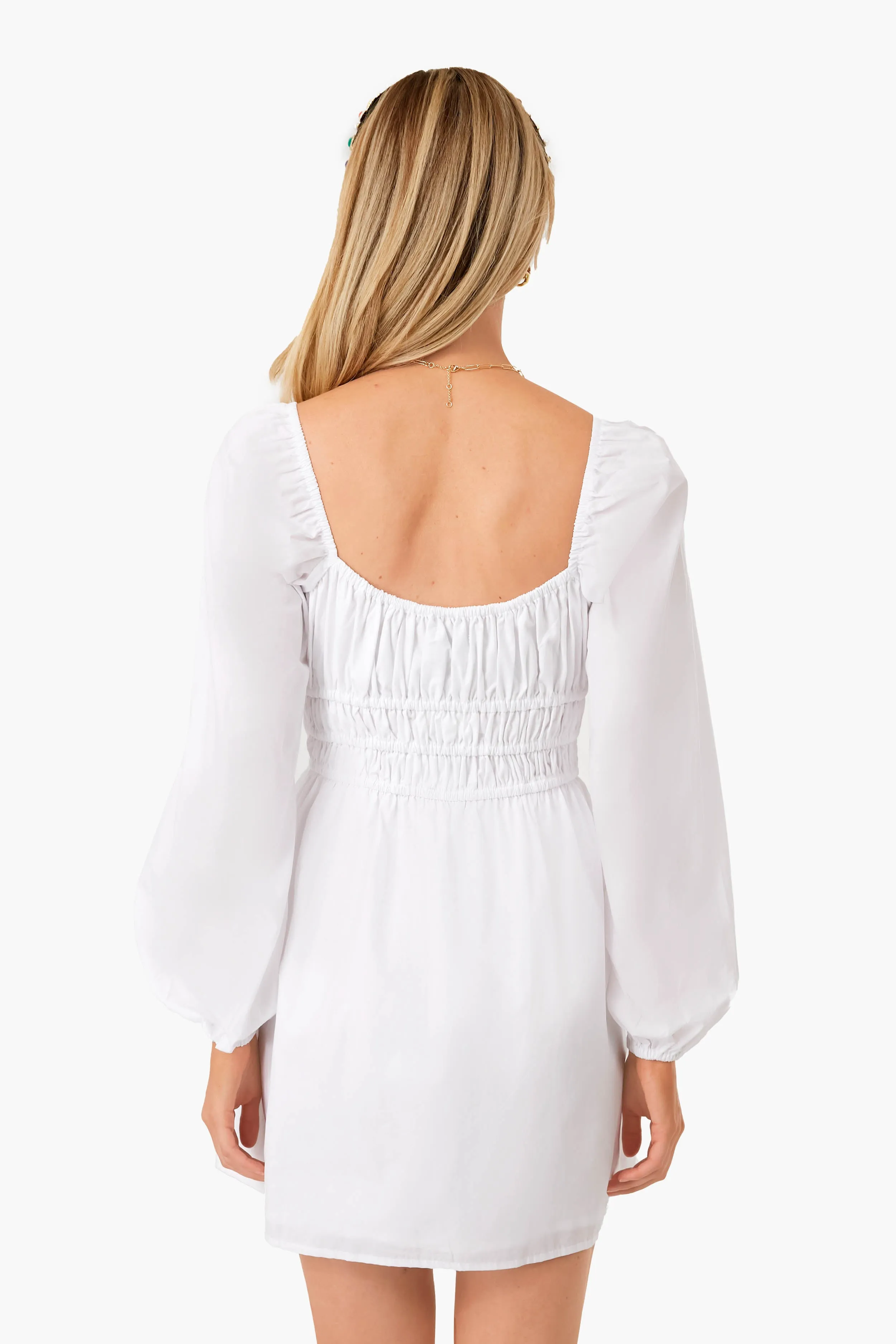 White Paloma Mini Dress